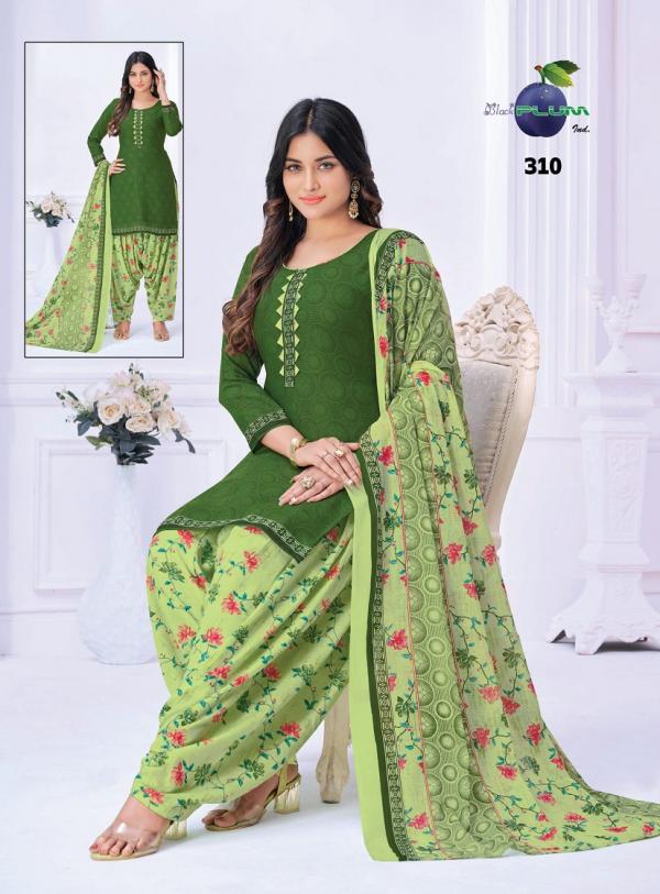 Black Plum Iconic Vol-3 Cotton Designer Readymade Suit